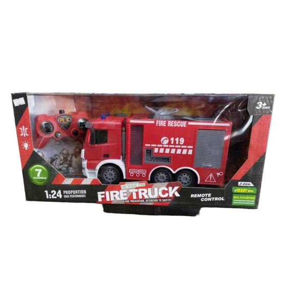Fire Rescue Remote Control Truck Car
