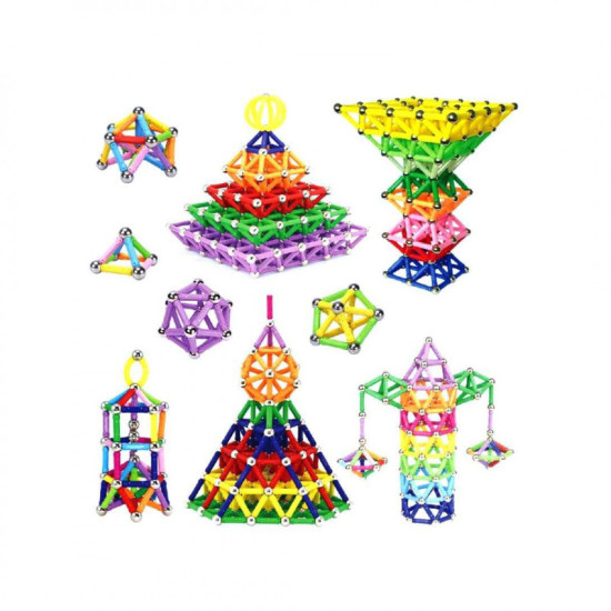 WITKA 3D Magnetic Building Set (138 Pcs)