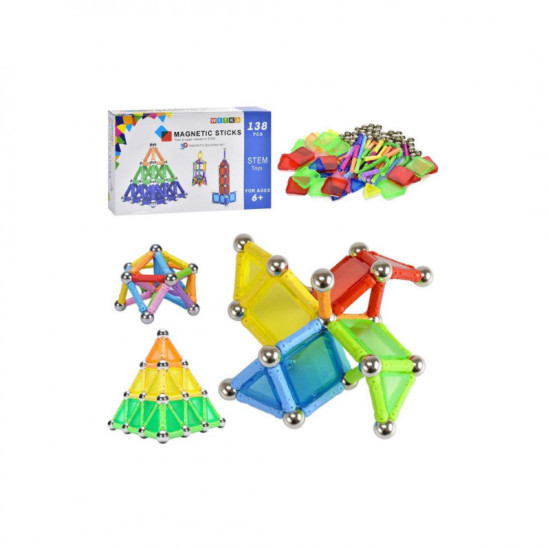 WITKA 3D Magnetic Building Set (138 Pcs)