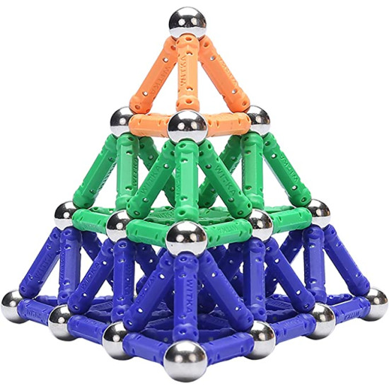 WITKA 3D Magnetic Building Set (138 Pcs)