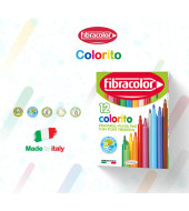 Fibracolor Maxi Round Tip Fiber Pens (12 Colors)