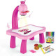 Kids Learning Desk with Smart Projector - pink