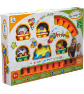 Cartoon Train Track Light And Music Toy