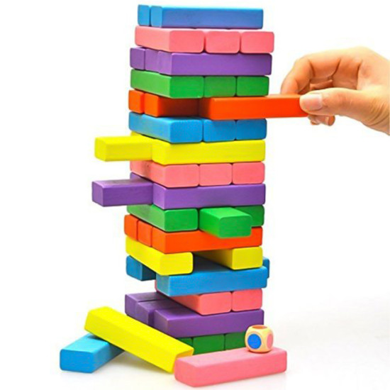 Jenga Colors Game