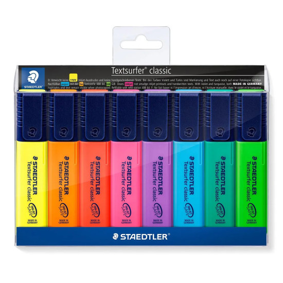 Staedtler Highlighters Set (8 Colors)