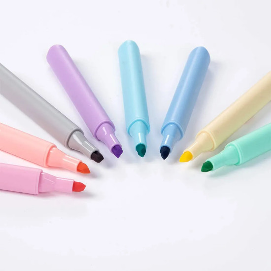 Pastel Highlighters Set (8 Pcs)