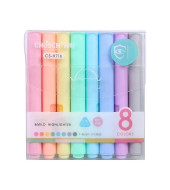 طقم اقلام تظليل باستيل عدد 8