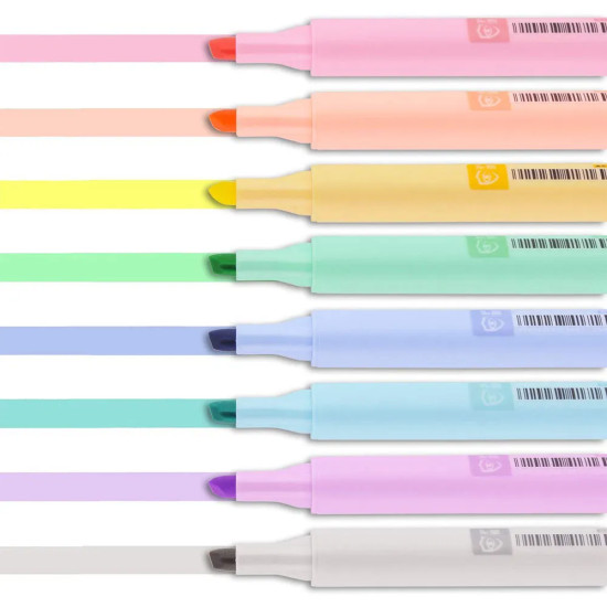 Pastel Highlighters Set (8 Pcs)
