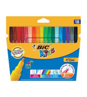 Bic VISA Felt Pens 18 Colors