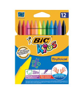 Bic PLASTIDECOR® Crayons 12 Colors