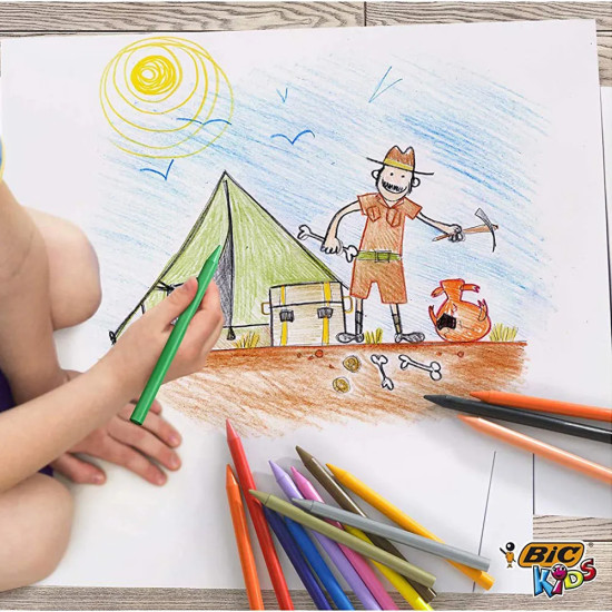 Bic PLASTIDECOR® Crayons 18 Colors