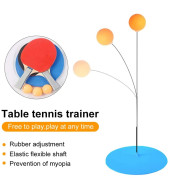 مضارب تنس طاولة مع قاعدة تعليمية