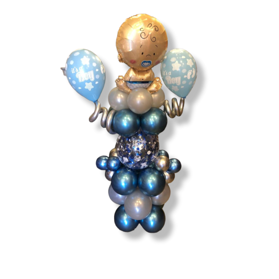 Baby Boy Balloon Arrangement - Boy