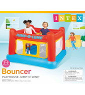 Jump-O-Lene® Inflatable Bouncer Play House - INTEX