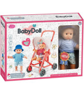 Basmah Baby Doll With Stroller