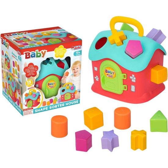 Dede Toys Baby Shape Sorter House