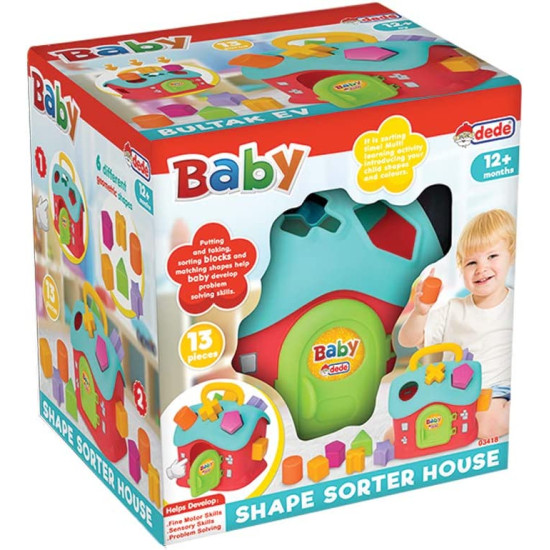Dede Toys Baby Shape Sorter House