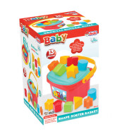 Dede Baby Shape Sorter Basket, 13 Pieces
