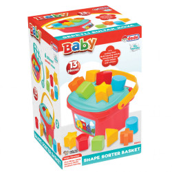 Dede Baby Shape Sorter Basket, 13 Pieces