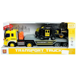 Transport Truck with Helicopter