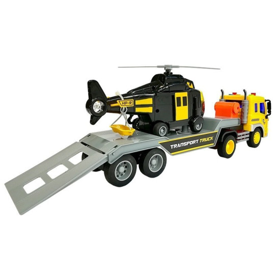 Transport Truck with Helicopter