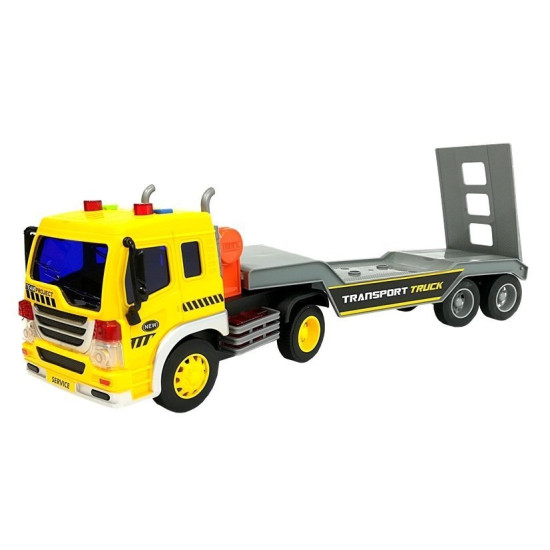 Transport Truck with Helicopter