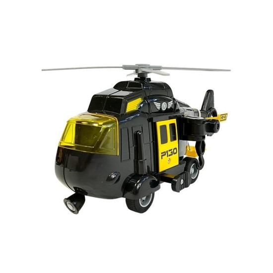 Transport Truck with Helicopter