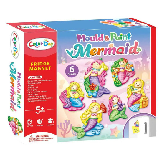 Mould And Paint Mermaid - Color Day