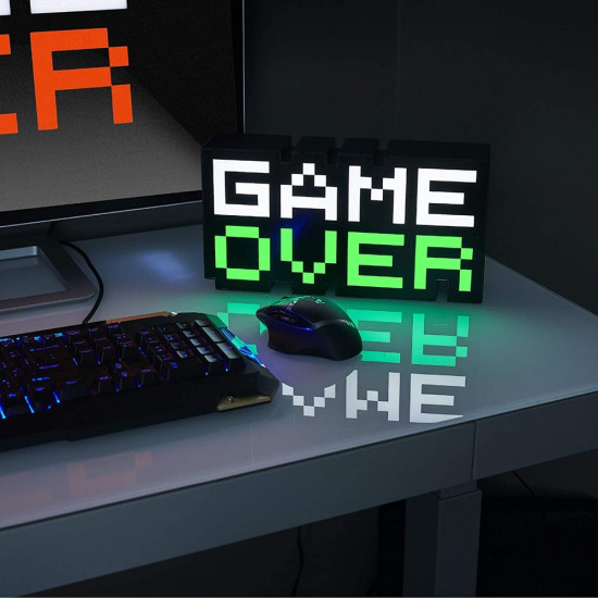 Game Over 8-Bit Pixel Light