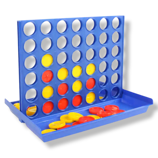 اللعبة الجماعية التحدي والذكاء اربعه في خط واحد