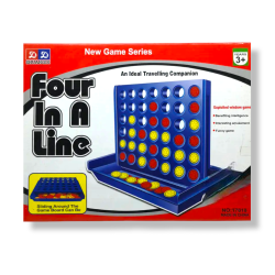 Four in A Line Game - Strategy and Intelligence Game
