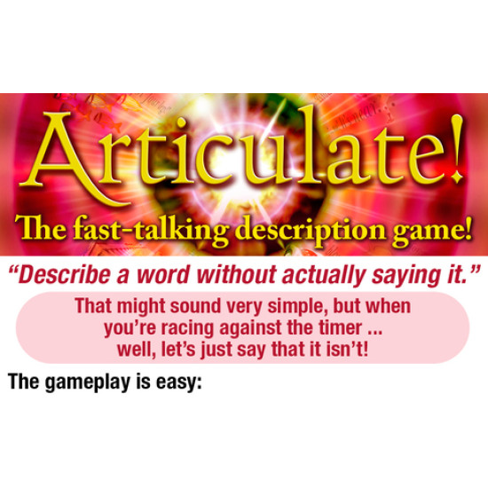 Articulate The Fast Talking Description - Board Game