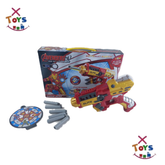 Avengers Iron Man Soft Bullet Blaster