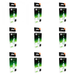 Color Flame Number Candles Green -1pcs