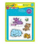 ملصقات حيوانات من كرايولا