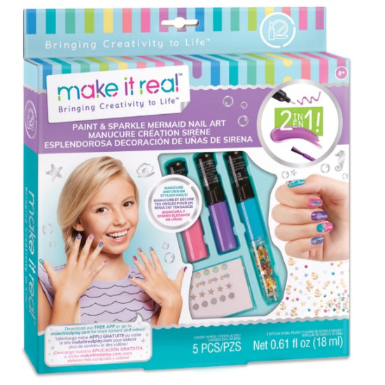 Paint & Sparkle Nail Art 2 in 1 - Make It Real