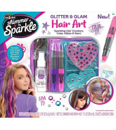 Shimmer ‘n Sparkle Glitter and Glam Metallic Hair Chalk Set