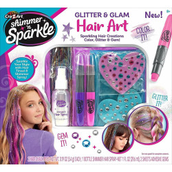 Shimmer ‘n Sparkle Glitter and Glam Metallic Hair Chalk Set
