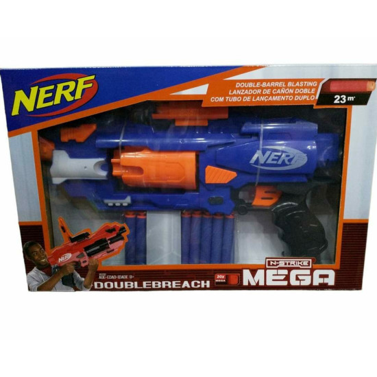 Gun Soft Bullet Double Breach Blaster - Nerf
