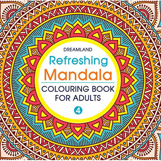 Refreshing Mandala- Colouring Book for Adults Book 4